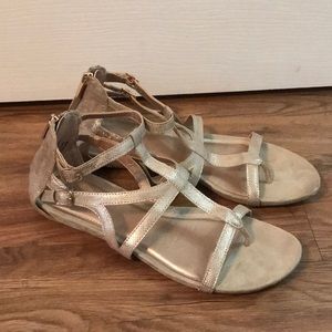 🌻Kenneth Cole Reaction Gold Sandals